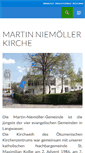 Mobile Screenshot of martin-niemoeller-kirche.de