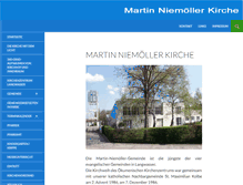 Tablet Screenshot of martin-niemoeller-kirche.de